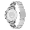 NAUTICA pánske NAPPBF201 quartz analógové hodinky s modrým ciferníkom a modrým silikónovým remienkom, 42 mm
