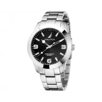 Nautica pánske NAPPBF205 quartz chronografové hodinky 42 mm modrý silikón