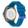 Nautica Pánske Porthole Chronograph quartzové hodinky NAPTCF201 44mm Modrý ciferník Silikónový remienok