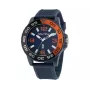 Nautica pánske quartz chronograph hodinky NAPFWS302 45 mm modrý ciferník silikónový náramok