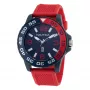 Nautica pánske quartz hodinky NAPFWS303 45 mm nerez oceľ čierny ciferník silikónový remienok
