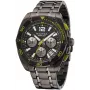 Nautica pánske quartz hodinky NAPTCF210 44mm nerezová oceľ modrý ciferník silikónový remienok