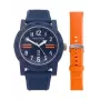 Nautica pánske hodinky NAPATS306 42,5 mm modrý ciferník silikónový náramok