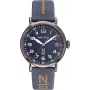 NAUTICA pánske hodinky NAPWLF919 40mm modrý ciferník silikónový remienok