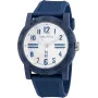 Nautica NAPATS301 pánske analógové quartzové hodinky 42,5mm modrý ciferník silikónový remienok