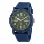 Nautica NAPATS305 pánske quartz analógové hodinky modrý ciferník silikónový remienok 42,5 mm