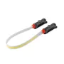NEBO Bando 1K Strap Light 1000 lúmenov USB-C nabíjateľná čelová lampa s magnetickou základňou - sivá