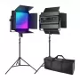 NEEWER 2-pack 1200RGB 60W V4 LED video svetlo