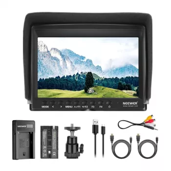 NEEWER F100 poľný monitor + USB nabíjačka + batéria súprava