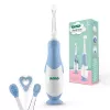 Neno Denti Blue - sonická zubná kefka pre deti, modrá, 3 režimy čistenia, IPX7, USB-C, 2 hlavice
