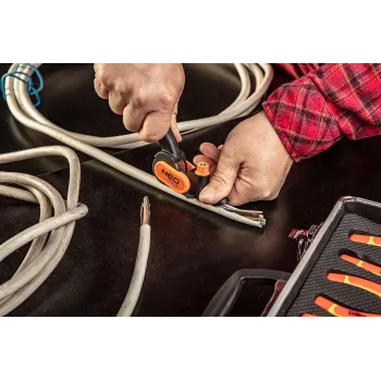 NEO TOOLS 01-400 Automatický odizolovač káblov 0,5-6 mm² s rezačkou drôtu