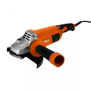 NEO TOOLS 04-715 Uhlová brúska 3000W, 230mm, 6500 ot/min, M14 vreteno, plynulý rozbeh, antivibračná rukoväť