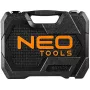 NEO Tools 10-042 1/4 palca pohon 46-dielna sada nástrčných kľúčov s bitmi a príslušenstvom