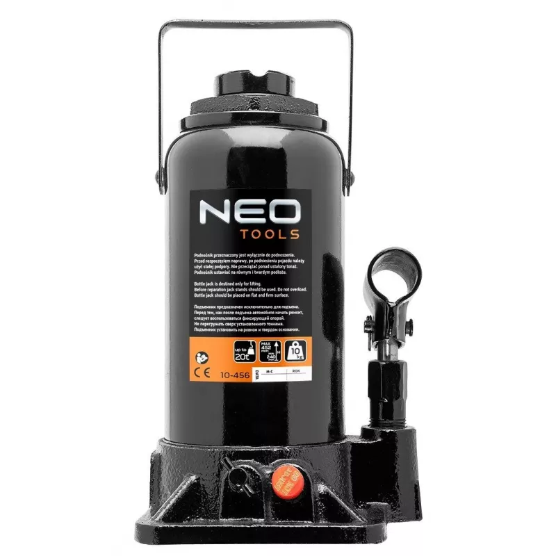 NEO TOOLS 10-456 náhradný uzáver fľaše na pitie pre 10-455, skrutkovací uzáver s výklopným výlevom, bez BPA, čierny