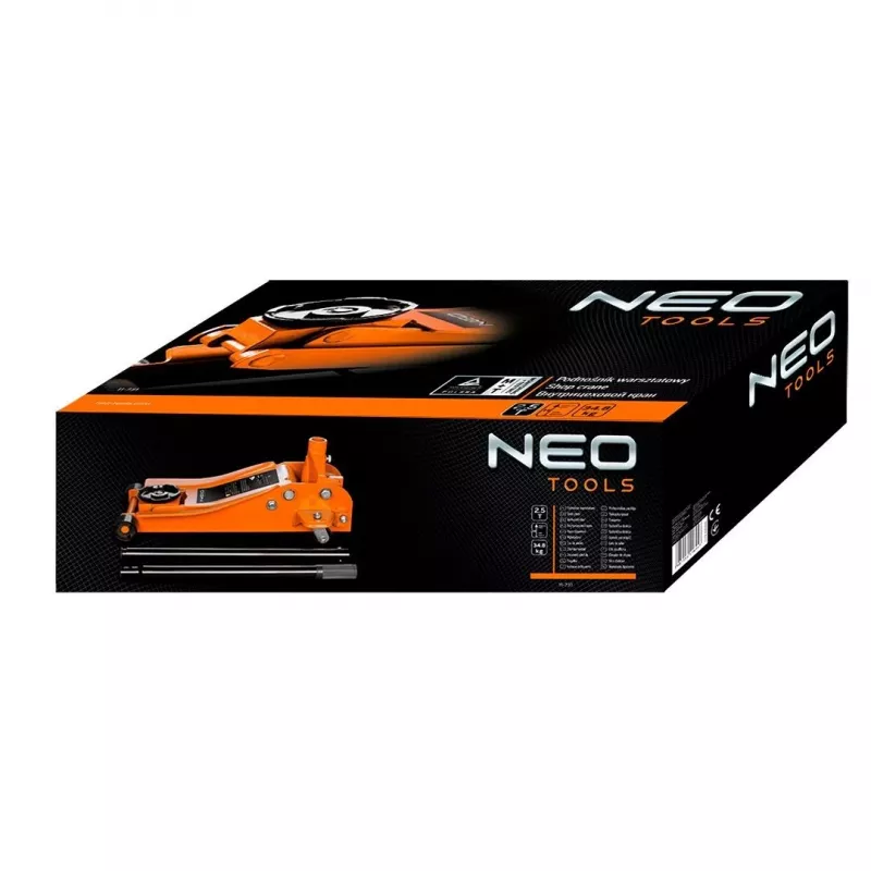 NEO TOOLS 11-731 nízkoprofilový hydraulický zdvihák 2,5 tony