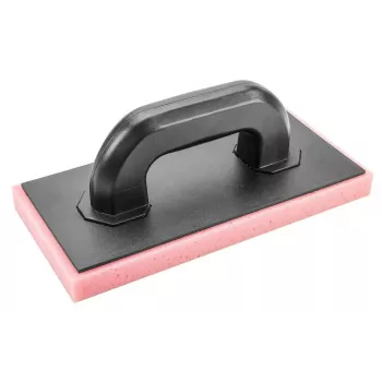 NEO Tools 50-254 Hladidlo na obklady a škárovačka s ergonomickou rukoväťou, 280 x 130 mm gumená základňa, čierna/oranžová