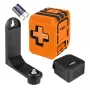 NEO TOOLS 75-143 krížový líniový laser 3x360° zelený lúč, dosah 30 m, nabíjateľná Li-Ion batéria, IP54, s magnetickým uchytením a kufríkom