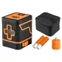 NEO TOOLS 75-146 krížový laserový nivelačný prístroj 15 m zelený lúč s kufrom