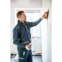 NEO Tools 81-216-XXXL pánska pracovná bunda, sivá/zelená, 65% polyester 35% bavlna, 245 g/m², 7 vreciek, vystužené lakte a ramená, reflexné prvky, EN ISO 13688:2013