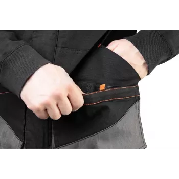 NEO TOOLS 81-218-XXXL pracovná bunda čierna oranžová XXXL