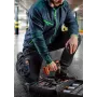 NEO TOOLS 81-229-S ochranné nohavice s vreckami na chrániče kolien, sivá/čierna, veľkosť S
