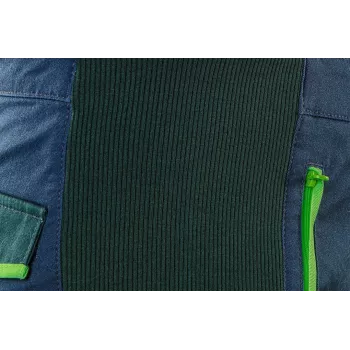 NEO Tools 81-246-XXXL pracovné oblečenie - sivá/zelená, 65% polyester 35% bavlna, 267 g/m², trojité šitie, CE certifikované