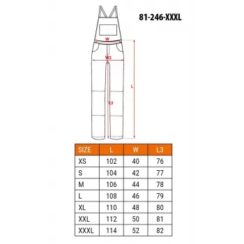 NEO Tools 81-246-XXXL pracovné oblečenie - sivá/zelená, 65% polyester 35% bavlna, 267 g/m², trojité šitie, CE certifikované
