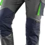 NEO Tools 81-247-XL profesionálne pracovné nohavice s vreckami na chrániče kolien, sivá/čierna, veľkosť XL