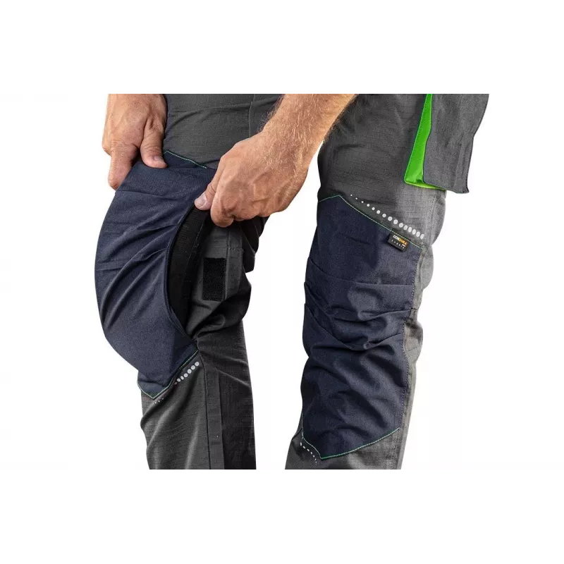 NEO TOOLS 81-247-XS unisex pracovné tričko, 100% bavlna, sivá, XS