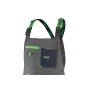 NEO TOOLS 81-247-XXL profesionálne pracovné nohavice s vreckami na chrániče kolien, sivá/zelená, veľkosť XXL