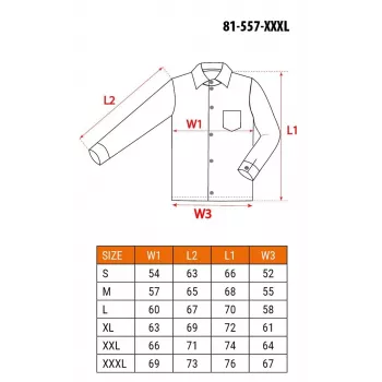 NEO Tools 81-557-XXXL pracovná bunda sivá/čierna
