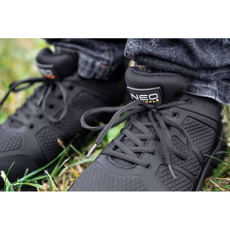 NEO TOOLS 82-156-36 bezpečnostná obuv S1P SRC, veľkosť 36, oceľová špička, čierna/sivá