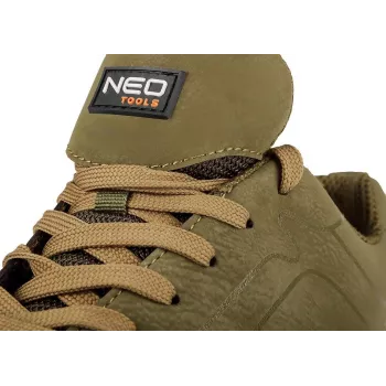 NEO TOOLS 82-741-40 bezpečnostná obuv S1P SRC oceľová špička a priedušná vložka, veľkosť 40, čierna/sivá