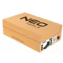 NEO TOOLS 82-751-40 S1P SRC bezpečnostná obuv s oceľovou špicou a proti prepichnutiu, semiš, čierna/sivá, veľkosť 40