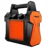 NEO Tools 90-061 elektrický teplovzdušný ventilátor 3000W, 2 stupne ohrevu, režim ventilátora, nastaviteľný termostat, ochrana proti prehriatiu, čierna/oranžová
