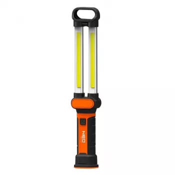 NEO TOOLS 99-066 nabíjateľné COB LED pracovné svietidlo s magnetickou základňou a otočným hákom, 300 lm