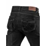 NEO TOOLS DENIM 5-pocket pracovné nohavice, čierna, veľkosť M