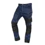 NEO TOOLS DENIM pracovné nohavice s oxfordovými výstuhami, tmavomodrá, veľkosť XS