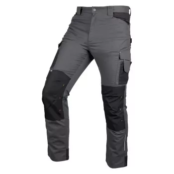 NEO TOOLS Mix&Match pracovné nohavice Canvas s Cordura výstužami sivá/čierna veľkosť S