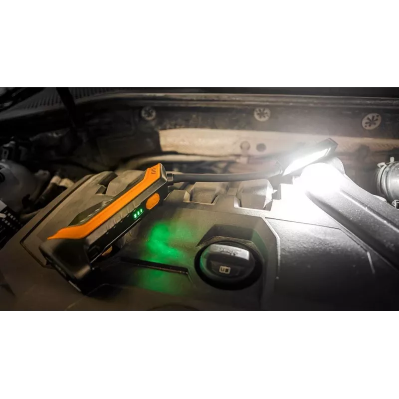 NEO TOOLS akumulátorová inšpekčná lampa 400 lm COB + baterka 99-102