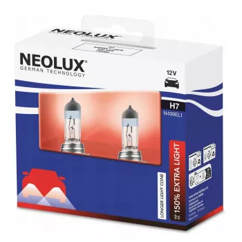 Neolux H7 Extra Light balenie 2 ks halogénová žiarovka 12V 55W