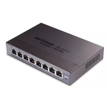 Netgear GS108E-400EUS 8-portový Gigabit Ethernet Plus switch (Smart Managed Plus)