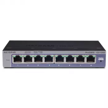 Netgear GS108E-400EUS 8-portový Gigabit Ethernet Plus switch (Smart Managed Plus)