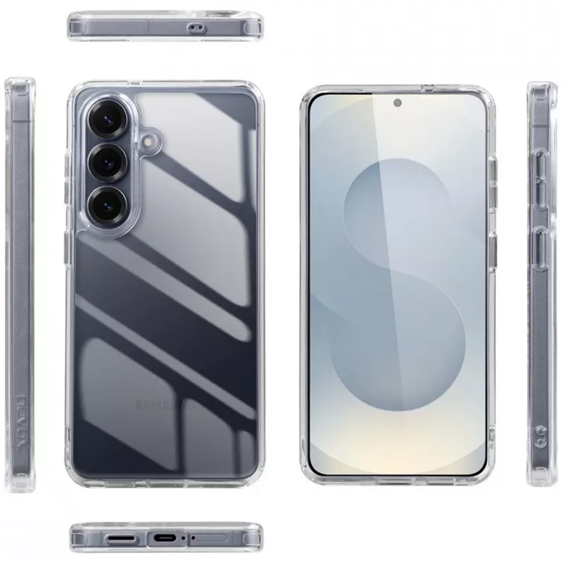 Nevox StyleShell SHOCKFlex ochranné puzdro pre Samsung Galaxy S26 Plus, transparentné