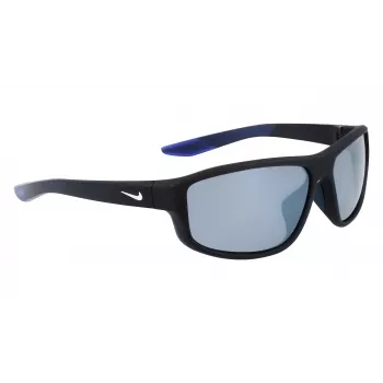 NIKE Brazenfield pánske slnečné okuliare - matný čierny rám, sivé polykarbonátové šošovky, 62/14/130 mm
