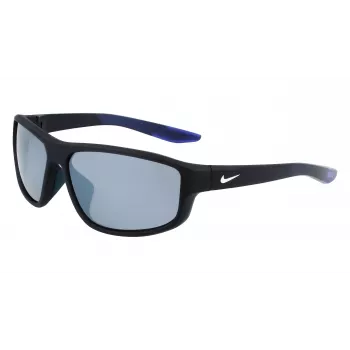 NIKE Brazenfield pánske slnečné okuliare - matný čierny rám, sivé polykarbonátové šošovky, 62/14/130 mm