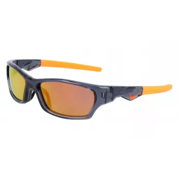 Nike detské slnečné okuliare JOLTMDZ737957 - čierny rám, dymovo sivé sklá, 57 mm