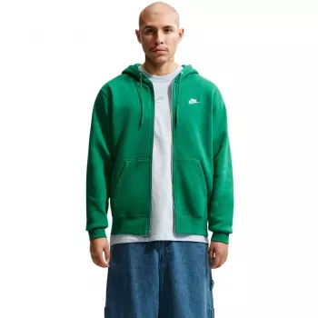 Nike Club BB FZ mikina s kapucňou pánska na zips Stadium Green L