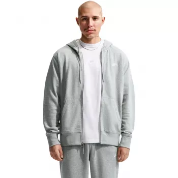Nike Club Fleece pánska mikina s okrúhlym výstrihom sivá FN3884 063 M
