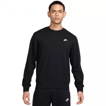 Nike Club pánska fleecová mikina s okrúhlym výstrihom čierna (FN3888-010) veľkosť L
